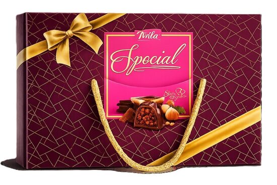 Antat Twila Special pieninio šokolado saldainių rinkinys su kreminiu įdaru 375 g